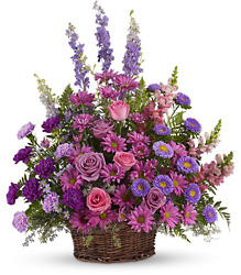 Gracious Lavender Basket from Clermont Florist & Wine Shop, flower shop in Clermont